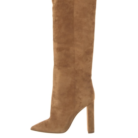 Saint Laurent Over the Knee Suede Boots - Picture 1 of 5
